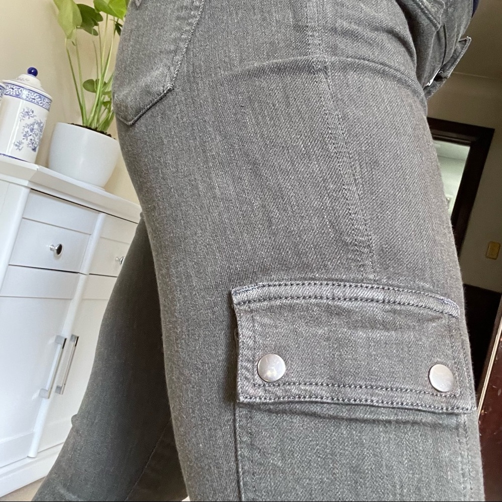 Citizens Of Humanity Hunter Green Stretch Cargo Jeans - Picture 6 of 12
